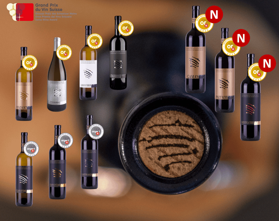 Distinctions 2024 des vins du Domaine Claudy Clavien en Valais